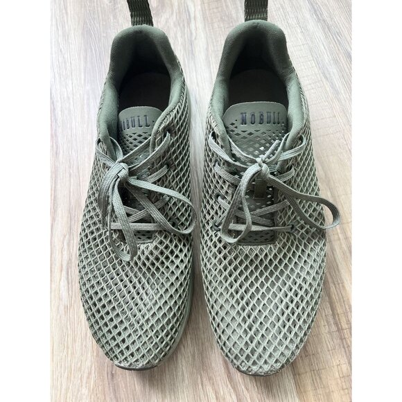 NOBULL mesh runner green sneakers men's size 12 - Picture 2 of 10